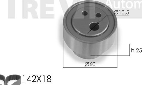 Trevi Automotive KD1179 - Komplet zupčastog remena www.molydon.hr