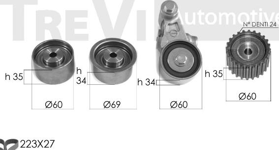 Trevi Automotive KD1399 - Komplet zupčastog remena www.molydon.hr