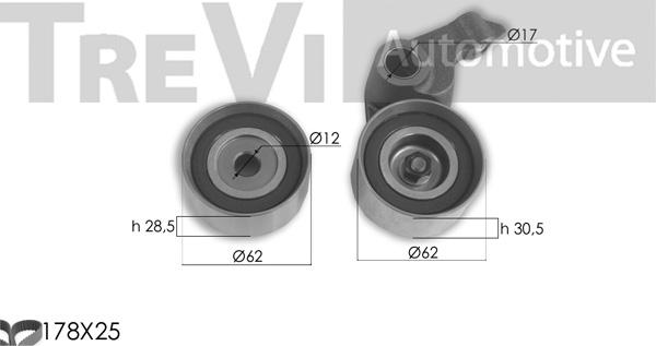 Trevi Automotive KD1394 - Komplet zupčastog remena www.molydon.hr