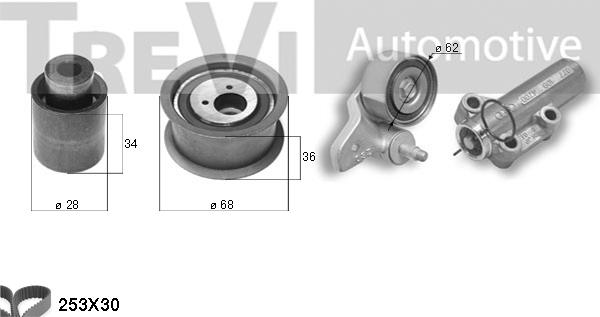 Trevi Automotive KD1397 - Komplet zupčastog remena www.molydon.hr