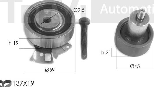 Trevi Automotive KD1354 - Komplet zupčastog remena www.molydon.hr