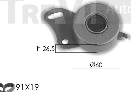 Trevi Automotive KD1355 - Komplet zupčastog remena www.molydon.hr