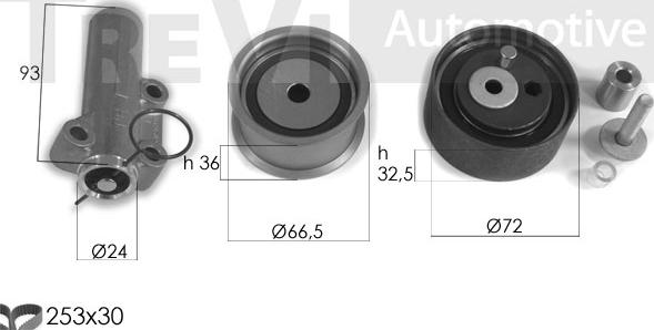 Trevi Automotive KD1350 - Komplet zupčastog remena www.molydon.hr