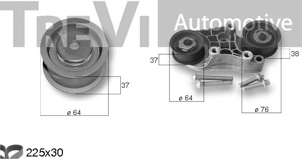 Trevi Automotive KD1351 - Komplet zupčastog remena www.molydon.hr