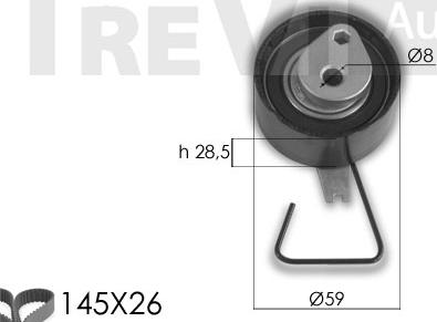 Trevi Automotive KD1315 - Komplet zupčastog remena www.molydon.hr