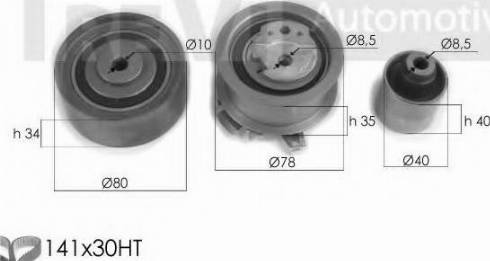 Trevi Automotive KD1313 - Komplet zupčastog remena www.molydon.hr