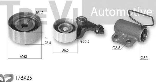 Trevi Automotive KD1388 - Komplet zupčastog remena www.molydon.hr