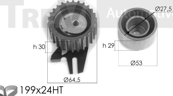 Trevi Automotive KD1330 - Komplet zupčastog remena www.molydon.hr