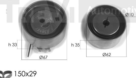 Trevi Automotive KD1321 - Komplet zupčastog remena www.molydon.hr