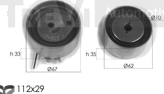 Trevi Automotive KD1322 - Komplet zupčastog remena www.molydon.hr