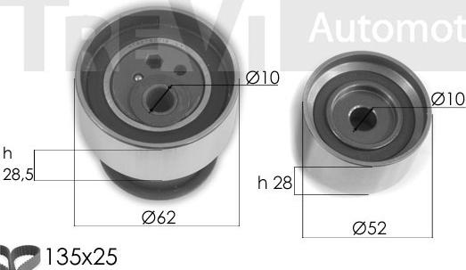 Trevi Automotive KD1379 - Komplet zupčastog remena www.molydon.hr