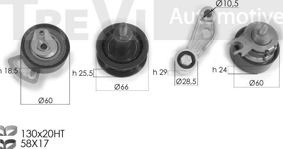 Trevi Automotive KD1290 - Komplet zupčastog remena www.molydon.hr