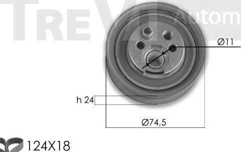 Trevi Automotive KD1291 - Komplet zupčastog remena www.molydon.hr