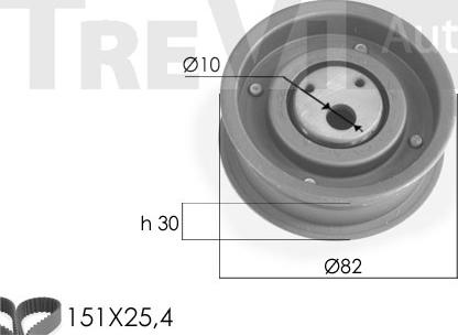 Trevi Automotive KD1248 - Komplet zupčastog remena www.molydon.hr