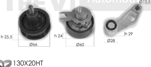 Trevi Automotive KD1256 - Komplet zupčastog remena www.molydon.hr