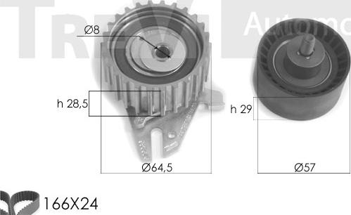 Trevi Automotive KD1250 - Komplet zupčastog remena www.molydon.hr