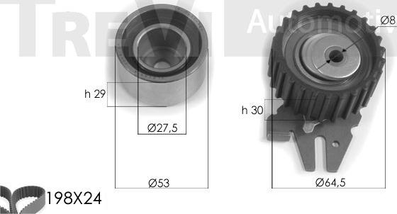 Trevi Automotive KD1251 - Komplet zupčastog remena www.molydon.hr