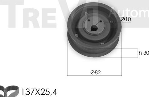 Trevi Automotive KD1265 - Komplet zupčastog remena www.molydon.hr