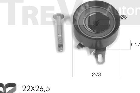 Trevi Automotive KD1262 - Komplet zupčastog remena www.molydon.hr