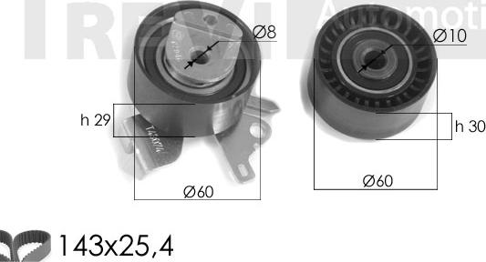 Trevi Automotive KD1284 - Komplet zupčastog remena www.molydon.hr