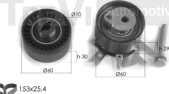 Trevi Automotive KD1283 - Komplet zupčastog remena www.molydon.hr