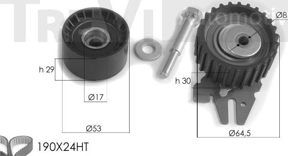 Trevi Automotive KD1231 - Komplet zupčastog remena www.molydon.hr