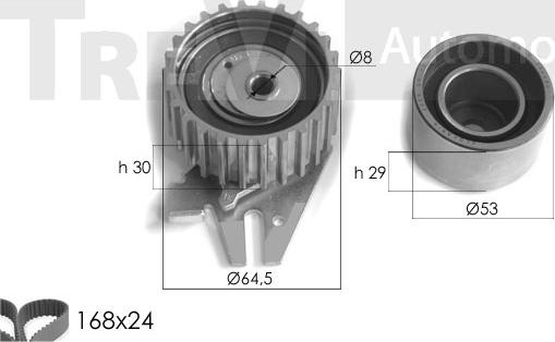 Trevi Automotive KD1224 - Komplet zupčastog remena www.molydon.hr