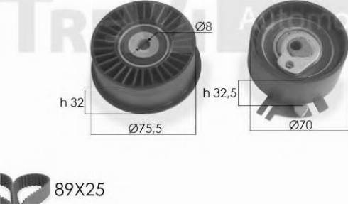 Trevi Automotive KD1222 - Komplet zupčastog remena www.molydon.hr