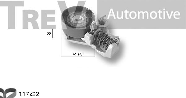 Trevi Automotive KD1278 - Komplet zupčastog remena www.molydon.hr