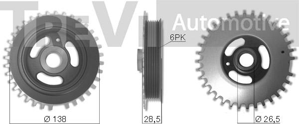 Trevi Automotive PC1278 - Remenica, radilica www.molydon.hr