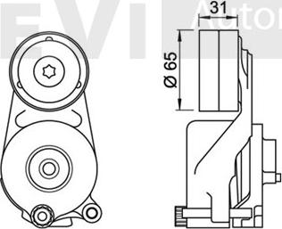 Trevi Automotive TA1924 - Natezač remena, klinasti rebrasti remen  www.molydon.hr