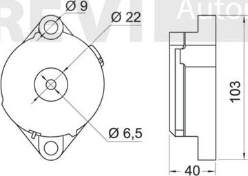 Trevi Automotive TA1185 - Natezač remena, klinasti rebrasti remen  www.molydon.hr