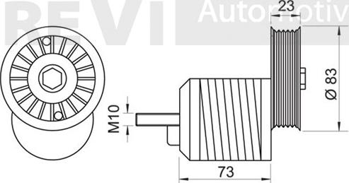 Trevi Automotive TA1178 - Natezač remena, klinasti rebrasti remen  www.molydon.hr