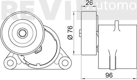 Trevi Automotive TA1806 - Natezač remena, klinasti rebrasti remen  www.molydon.hr