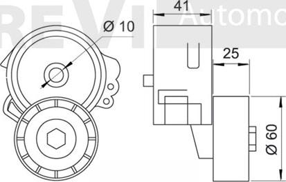 Trevi Automotive TA1236 - Natezač remena, klinasti rebrasti remen  www.molydon.hr