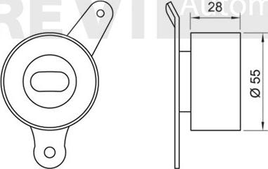 Trevi Automotive TD1490 - Natezač, zupčasti remen  www.molydon.hr