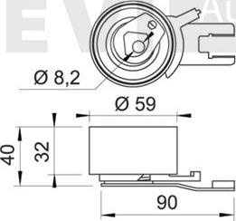 Trevi Automotive TD1412 - Natezač, zupčasti remen  www.molydon.hr