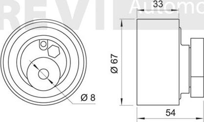 Trevi Automotive TD1596 - Natezač, zupčasti remen  www.molydon.hr