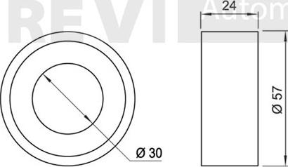 Trevi Automotive TD1506 - Vodeći valjak , zupčasti remen  www.molydon.hr