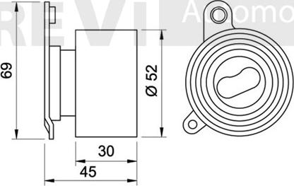 Trevi Automotive TD1501 - Natezač, zupčasti remen  www.molydon.hr