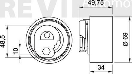 Trevi Automotive TD1521 - Natezač, zupčasti remen  www.molydon.hr