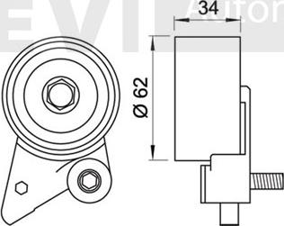 Trevi Automotive TD1570 - Natezač, zupčasti remen  www.molydon.hr