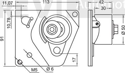 Trevi Automotive TD1643 - Natezač, zupčasti remen  www.molydon.hr