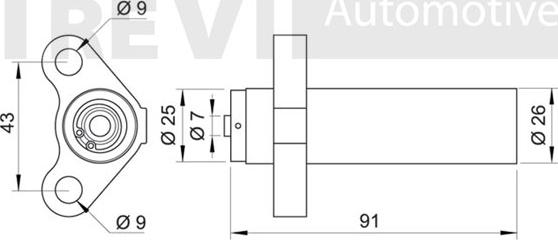 Trevi Automotive TD1674 - Prigusivac vibracija, zupčasti remen  www.molydon.hr