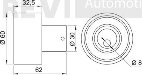 Trevi Automotive TD1094 - Natezač, zupčasti remen  www.molydon.hr