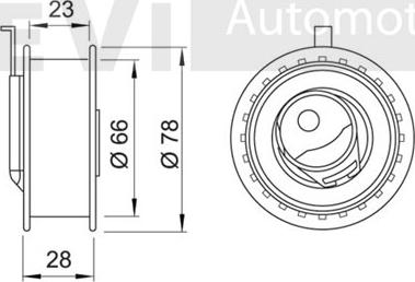 Trevi Automotive TD1043 - Natezač, zupčasti remen  www.molydon.hr