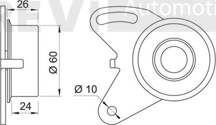 Trevi Automotive TD1052 - Natezač, zupčasti remen  www.molydon.hr