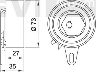 Trevi Automotive TD1018 - Natezač, zupčasti remen  www.molydon.hr