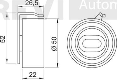 Trevi Automotive TD1088 - Natezač, zupčasti remen  www.molydon.hr