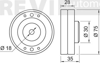 Trevi Automotive TD1032 - Vodeći valjak , zupčasti remen  www.molydon.hr